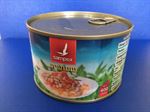 Cooked white beans in tomato souce