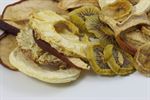 Oven-dried fruits, infused fruits, fruit pree pieces bake-safe and choco-safe.